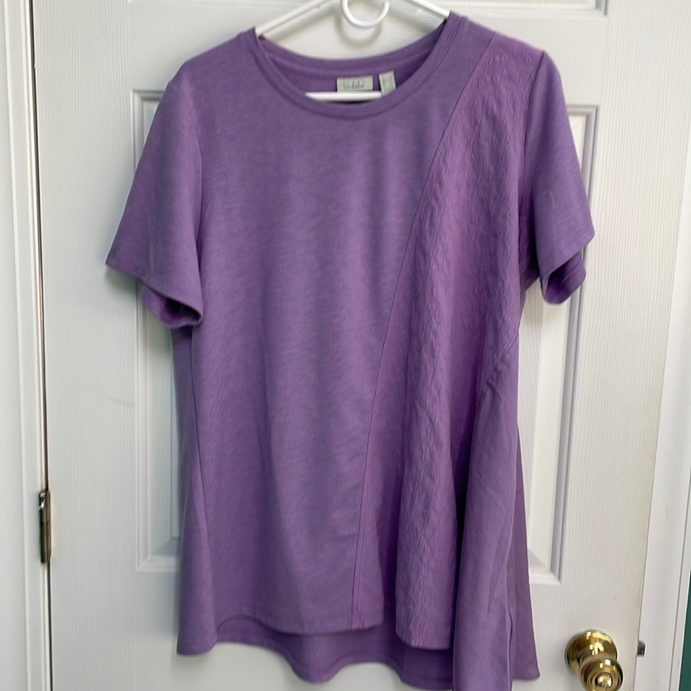 Beautiful worn once popular logo top.